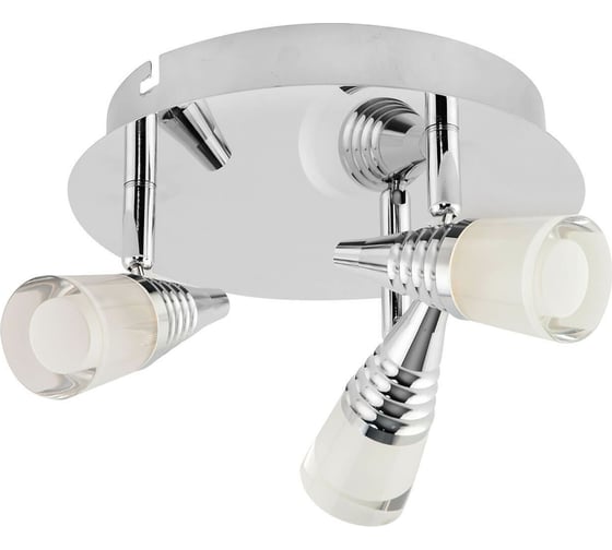 Декоративный потолочный светильник HOROZ ELECTRIC DIDIM-1 3x5W Хром 4000K 220-240V 036-005-0001 HRZ00000426 1