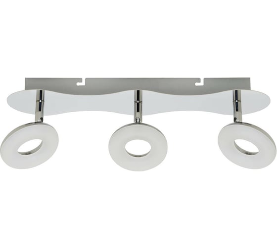 Декоративный потолочный светильник HOROZ ELECTRIC MILAS-4 3x5W Хром 4000K 220-240V 036-004-0004 HL7143L HRZ00000439 1