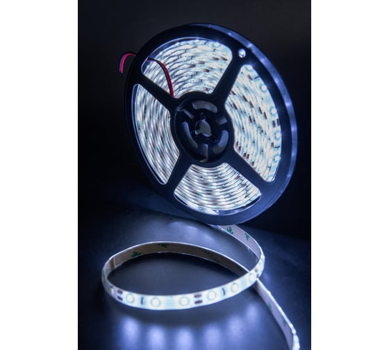 Светодиодная лента SWG 4,8 Вт/м SMD2835 закрытая (IP65) Холодный, 12В, 3М 00-00009697 1