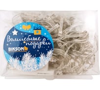 Гирлянда Bikson ТМ занавес, 160LED, 1,5х1,5м, мульти, 4 режима, прозрачный провод WWK31120 8\4476