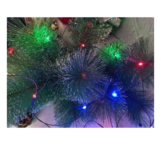 Гирлянда Bikson ТМ сетка 160 ламп LED, мульти, 1,50*1,50м, зеленый провод, арт.WWK3113 8\4477