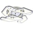 Накладной светильник Ambrella Light Original 34 FA588 1