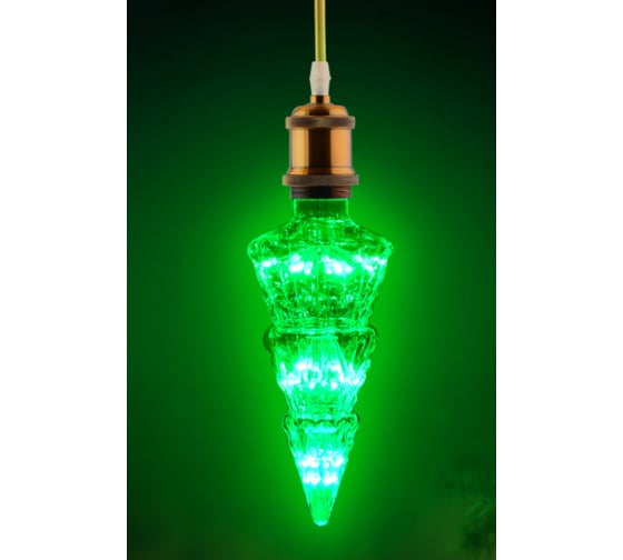 Светодиодная лампа HOROZ ELECTRIC PINE 2W Зеленый E27 220-240V 001-059-0002