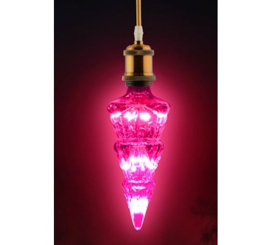 Светодиодная лампа HOROZ ELECTRIC PINE 2W Розовый E27 220-240V 001-059-0002