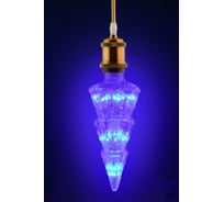 Светодиодная лампа HOROZ ELECTRIC PINE 2W Синий E27 220-240V 001-059-0002