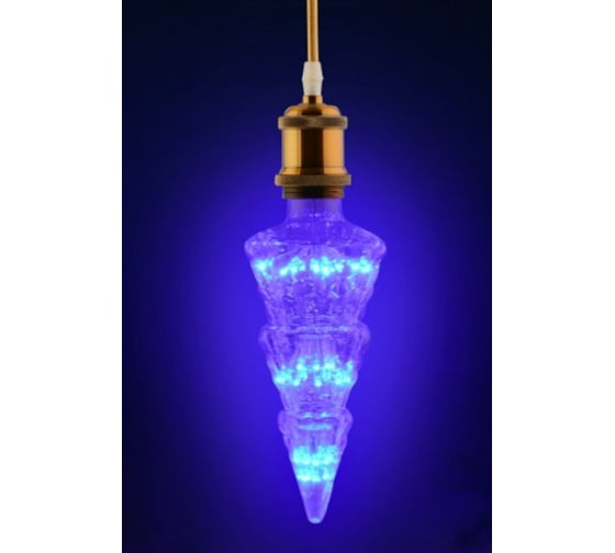 Светодиодная лампа HOROZ ELECTRIC PINE 2W Синий E27 220-240V 001-059-0002