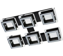 Декоративный потолочный светильник HOROZ ELECTRIC прямоугольником LIKYA-6 6x5W Хром 4000K 220-240V 036-007-0006 HRZ00002253