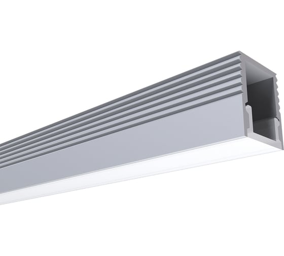 Алюминиевый профиль для Led ленты Apeyron накладной, 7,8x9мм, 2м, лента до 5мм, комплект 08-38 1
