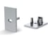 Заглушка Arlight ALU-SWISS с отверстием 015385 1