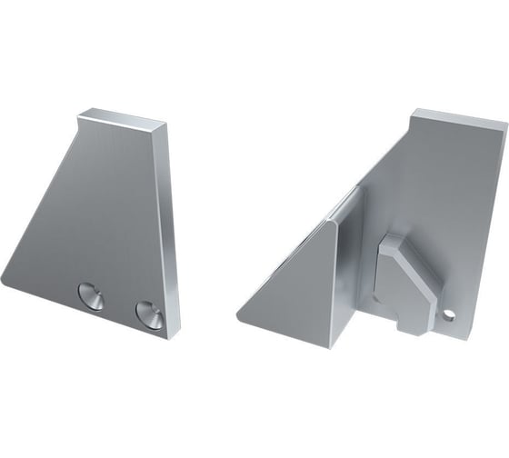 Правая глухая заглушка Arlight для ALM-GLASS-6 с опорой 026731