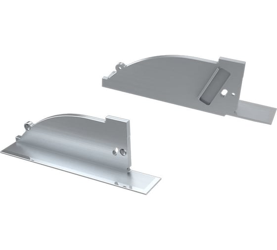 Правая заглушка Arlight для ALM-ARC-SIDE серая с отверстием 026792