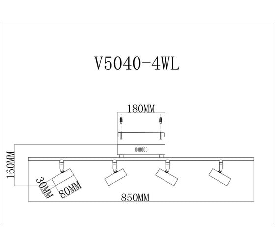 Светодиодный спот Moderli Right V5040-4WL