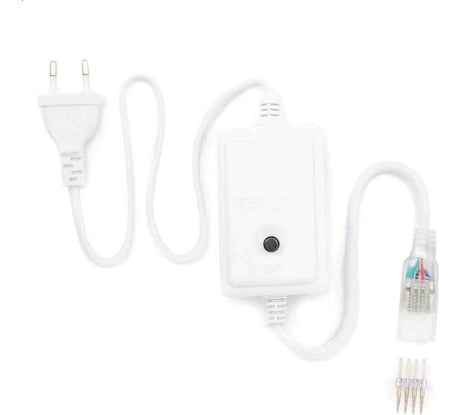 Шнур питания с однокнопочным контроллером OGM для RGB диод ленты 220В, smd5050, 60д/м,IP44./PS3-52