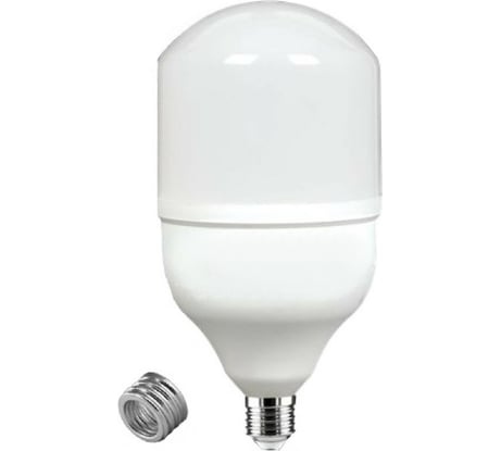 Светодиодная лампа высокой мощности Сириус А HP 80W 6500K 5600Лм E27 (+переходник на Е40) HP-80W-65K