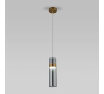 Подвесной светильник Eurosvet 50244 1 led латунь дымчатый a061287