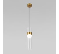 Подвесной светильник Eurosvet 50244 1 led латунь прозрачный a061286