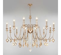 Подвесной светильник Eurosvet 10120 12 золото тонированный хрусталь strotskis a054488