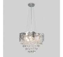 Подвесной светильник Eurosvet - 10123/8 / хром/прозрачный хрусталь strotskis a054118