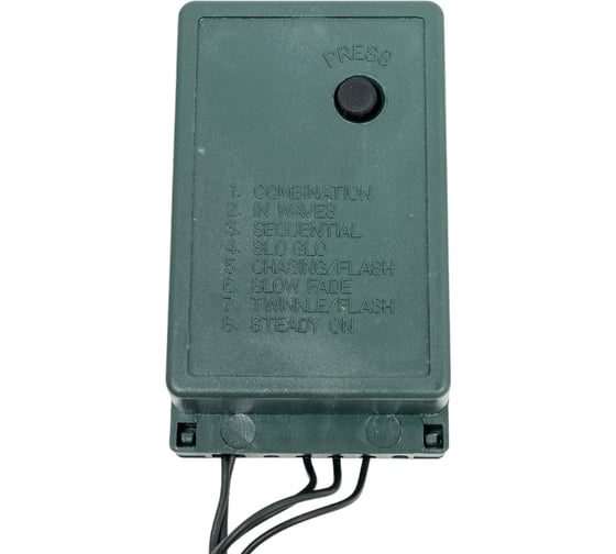 Гирлянда нить IEK 5м 50rgb ip20 зеленый 230в кон. 8 LGDB110-3-050-05-G-S-20