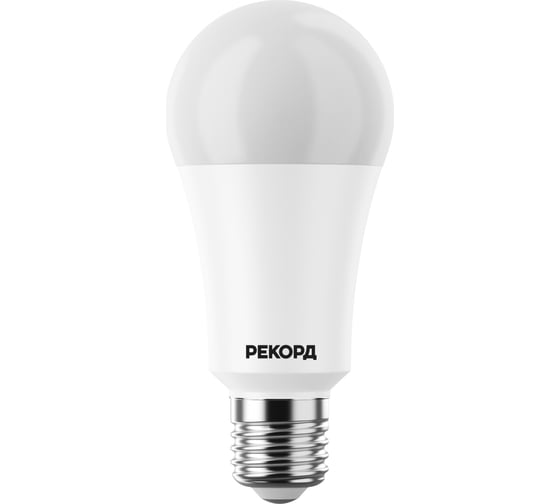 Светодиодная лампа РЕКОРД LED А70-U 25W Е27 3000К 25035