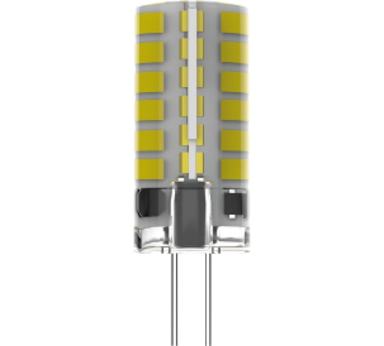 Лампа Gauss elementary g4 12v 5w 400lm 3000k силикон led 1/20/200 18715