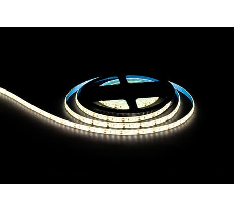 Светодиодная лента OGM 12В, 9,6Вт/м, smd2835, 120д/м, ip65, 7лм/чип, подложка 8мм, 5м, 4000к. / LSE-260