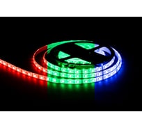 Светодиодная лента OGM 12В, 14,4Вт/м, smd5050, 60д/м, ip65, подложка 10мм, 5м, rgb. / LSE-276
