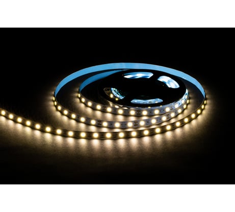 Светодиодная лента OGM 12В, 9,6Вт/м, smd5630, 60д/м, ip20, 27лм/чип, подложка 10мм, 5м, 4000к. / LSE-289