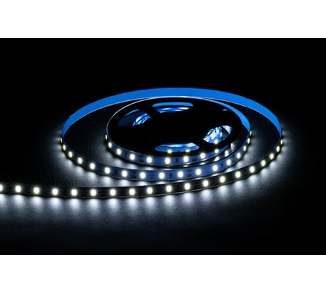 Светодиодная лента OGM 12В, 9,6Вт/м, smd5630, 60д/м, ip20, 27лм/чип, подложка 10мм, 5м, 6500к. / LSE-290