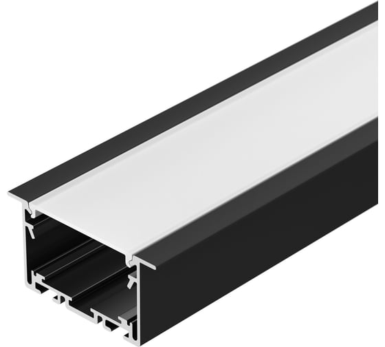 Профиль Arlight S2-LINIA69-F-2500 SEAMLESS BLACK 033534