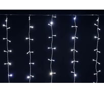 Гирлянда-занавес IEK 1.5x1.5 м, 160 светодиодов, ip20, прозрачный, 230 В LGDB201-2-160-L1-T-S-20
