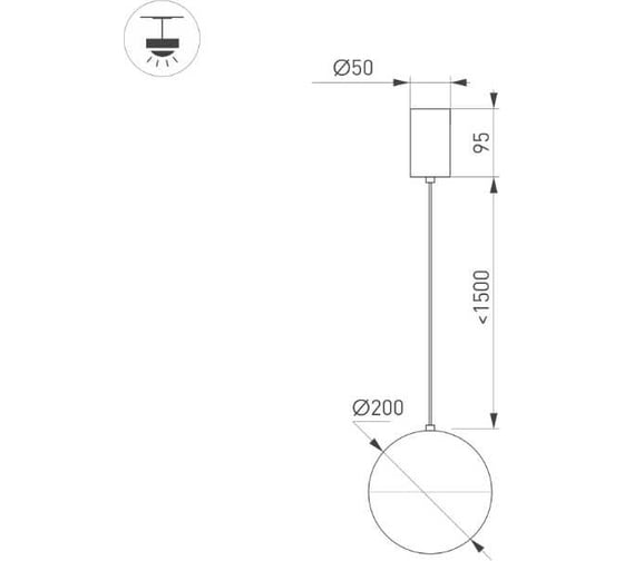 Светильник Arlight SP-EMISFERO-R200-16W Day4000 035994