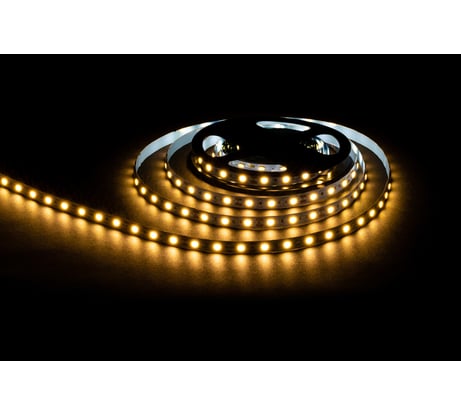 Светодиодная лента OGM 12В, 14,4Вт/м, smd5050, 60д/м, ip20, 12Лм/чип, подложка 10мм, 5м, 3000К. / LSE-268