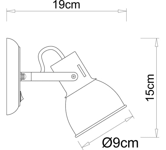 Настенный светильник ARTE LAMP A1677AP-1GO