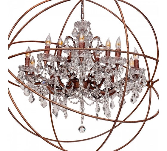Подвесная люстра LOFT IT Foucaults Orb Crystal LOFT1897/15
