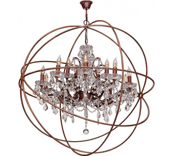 Подвесная люстра LOFT IT Foucaults Orb Crystal LOFT1897/15