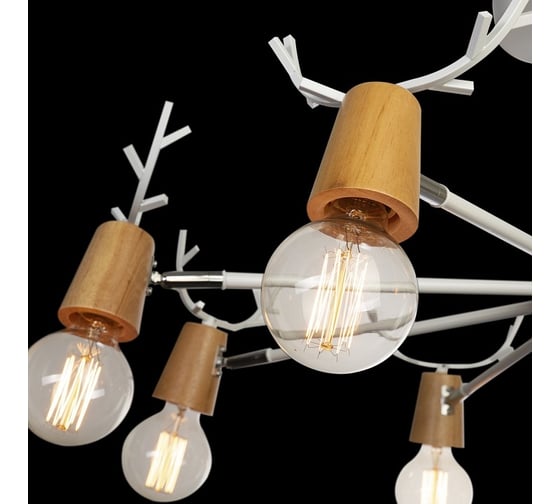 Люстра на штанге LOFT IT Sven 10024/8 White
