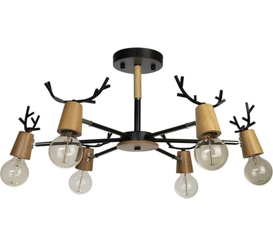 Люстра на штанге LOFT IT Sven 10024/6 Black