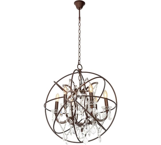 Подвесная люстра LOFT IT Foucaults Orb Crystal LOFT1897/6 1