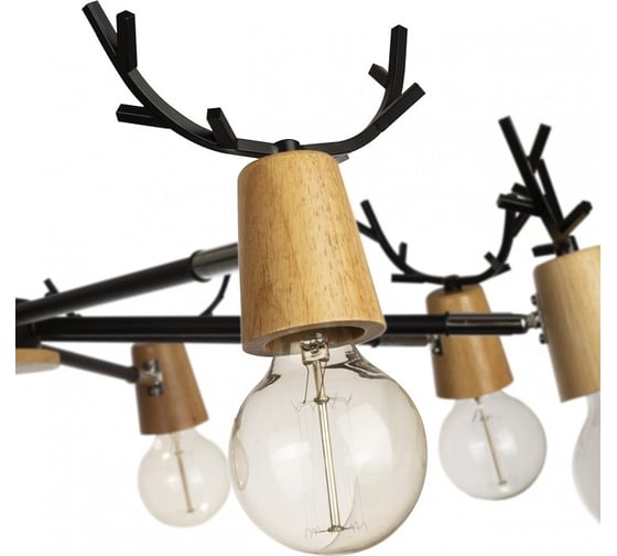 Люстра на штанге LOFT IT Sven 10024/8 Black