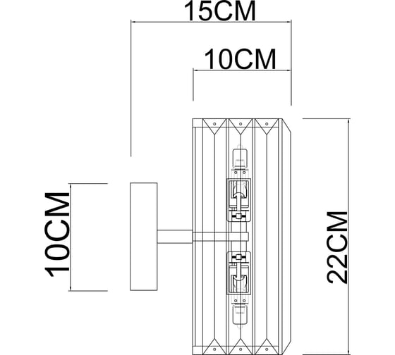 Настенный светильник ARTE LAMP A1049AP-2GO