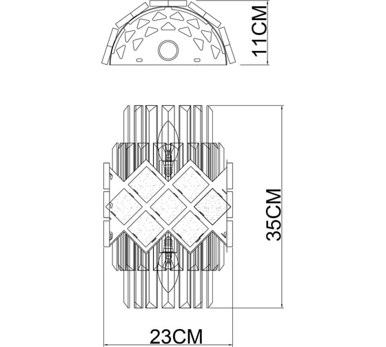 Настенный светильник ARTE LAMP A1039AP-2BK