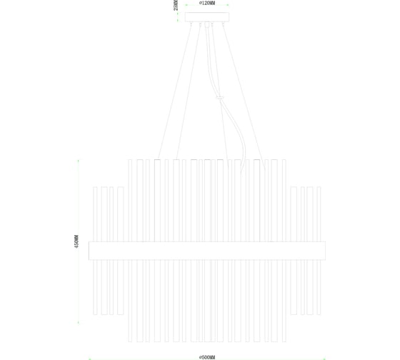 Подвесной светильник ARTE LAMP A1034SP-12CC