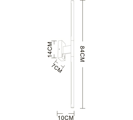 Настенный светильник ARTE LAMP A2029AP-1CC