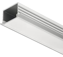 Профиль 1191 Hafele алюминий, серебристый, опал, 2.5м 833.72.984