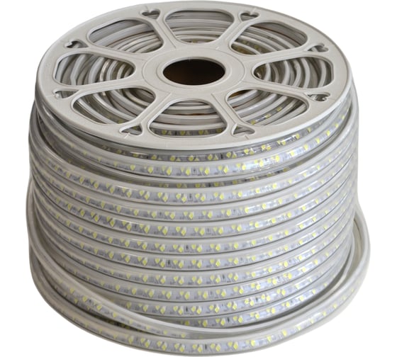 Светодиодная лента truEnergy 9w/m 6000k 220v smd4040 120d ip65 700lm/m 100м 20002 1