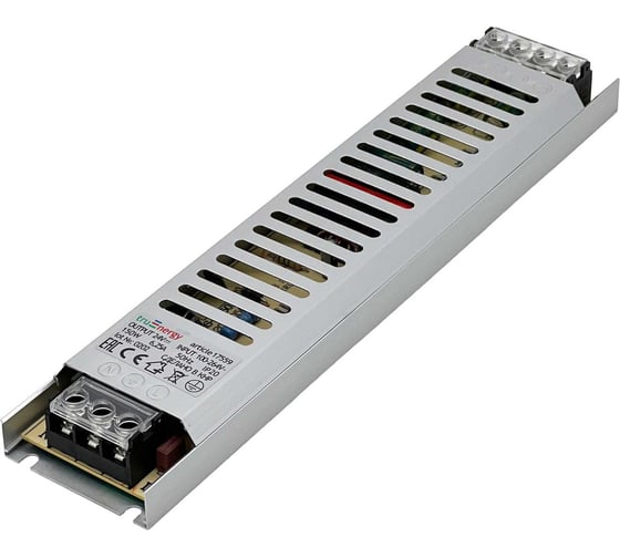 Блок питания для светодиодной ленты truEnergy 24V 150W IP20 алюминий 250x53x22мм 17568 1
