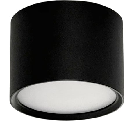 Накладной светильник truEnergy под лампу GX53 D82xH60мм IP20 черный/алюминий 21003