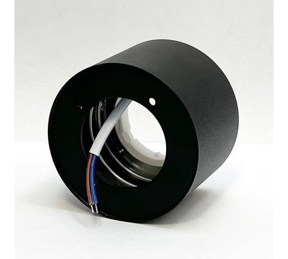 Накладной светильник truEnergy под лампу GX53 D82xH60мм IP20 черный/алюминий 21003