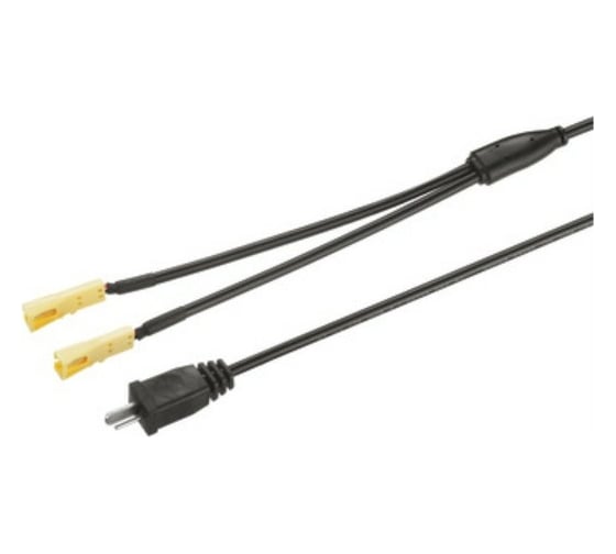 2-х канальный Hafele 12V/22AWG/черный/4.0m 833.74.749 1